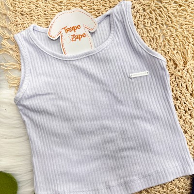 Conj. Regata e Short Saia Cheerleader - Branco e Marinho